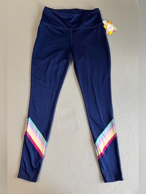 Leggings Cabana By Crown & Ivy Small Women’s Navy Blue NWT